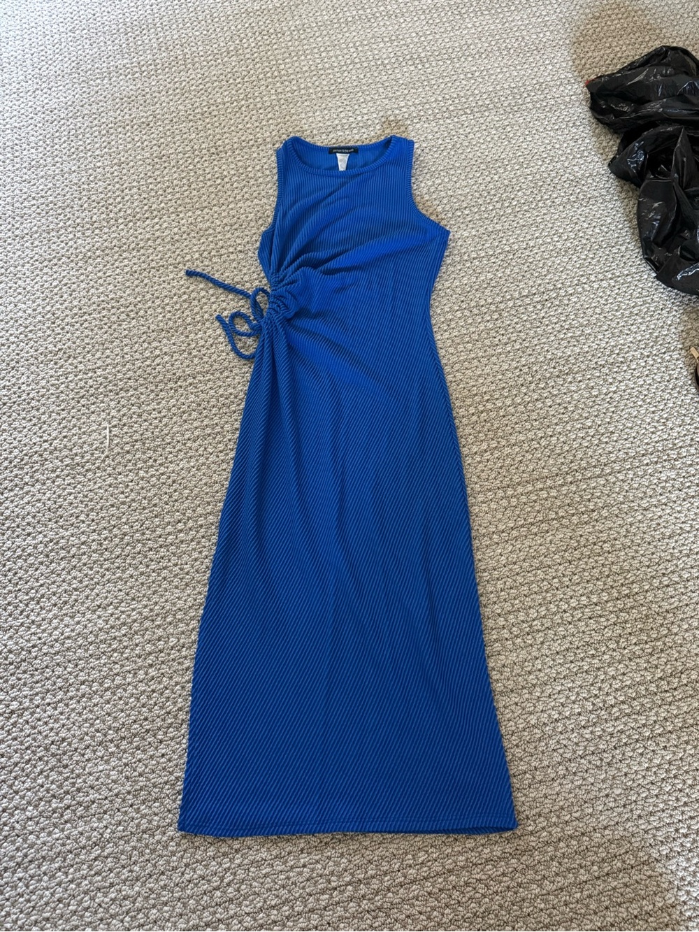 Marshalls Cobalt Blue Sleeveless Side-Tie Maxi Dress